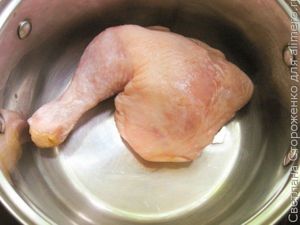 Борщ с курицей
