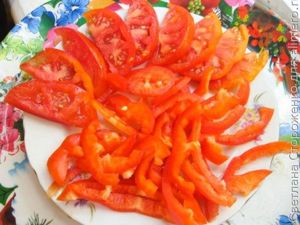 Овощная пицца «Радуга»