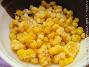 Тушеные овощи с молодой кукурузой