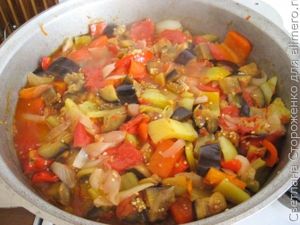 Рецепт соте на зиму