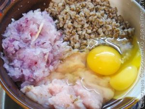 Вкусные котлеты из индюшатины, гречки и зелени