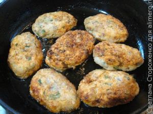 Вкусные котлеты из индюшатины, гречки и зелени