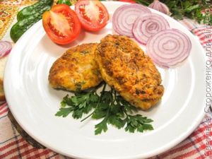 Вкусные котлеты из индюшатины, гречки и зелени