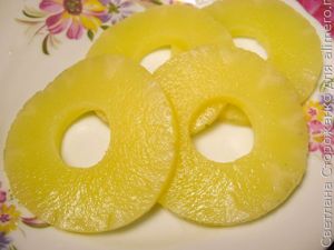 Творожные кексы с ананасом
