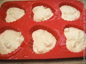 Творожные кексы с ананасом