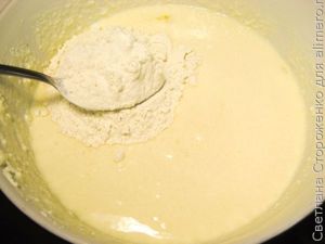 Творожные кексы с ананасом