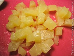 Творожные кексы с ананасом
