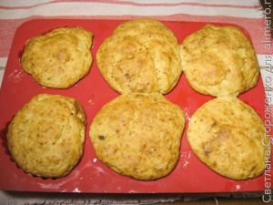 Творожные кексы с ананасом