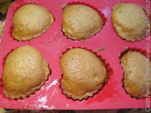 маффины на кефире с грецкими орехами