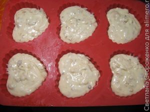 маффины на кефире с грецкими орехами