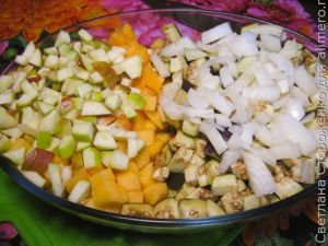 Икра из баклажанов и тыквы