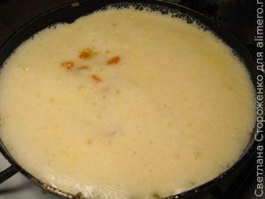 Вкусный омлет с тыквой