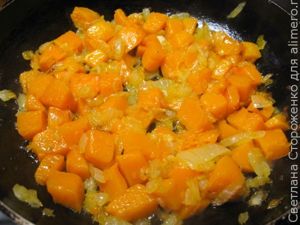 Вкусный омлет с тыквой