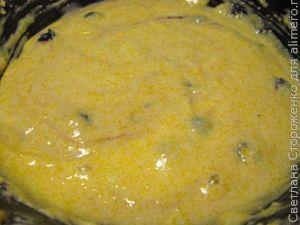 Вкусные маффины из кукурузной муки с черникой