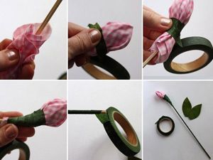 Цветы из конфет, мастер-классы.