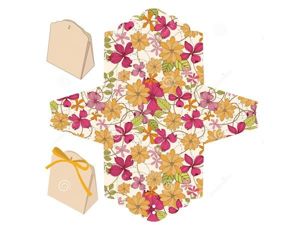 Коробки из бумаги, шаблоны.