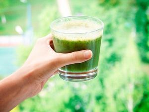 6. Зеленый лимонад. Понадобится 5 стеблей кудрявой капусты, одного лимона, кусочка имбиря, 1 огурца. Можно также добавить немного петрушки или кинзы. Пейте каждое утро и будете чувствовать себя потрясающе! 6. Зеленый лимонад. Понадобится 5 стеблей кудрявой капусты, одного лимона, кусочка имбиря, 1 огурца. Можно также добавить немного петрушки или кинзы. Пейте каждое утро и будете чувствовать себя потрясающе!