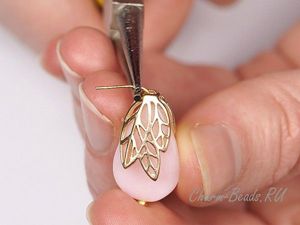 Серьги из бусин, мастер-классы.