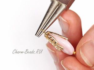 Серьги из бусин, мастер-классы.