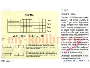 Детские шапочки спицами, схемы.