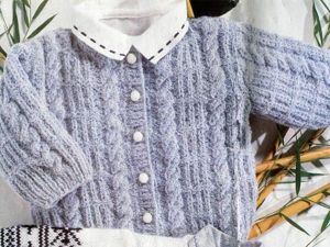 Детские кофты спицами, схемы.