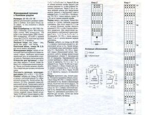 Детские кофты спицами, схемы.