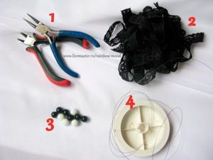 Украшения из кружева, мастер-классы.