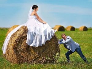 Оригинальные идеи свадебной фотосессии