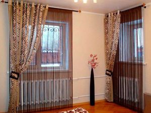 Шторы-нити в интерьере, идеи.