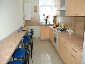 Интерьер кухни в частном доме, идеи.