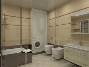 Дизайн интерьера совмещенной ванной