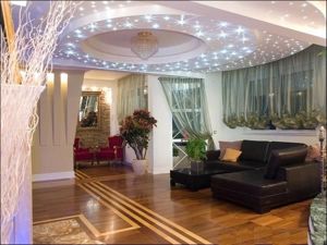 Точечное освещение в интерьере