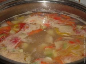Суп из морской капусты