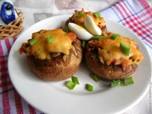 Фаршированные грибы