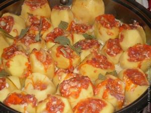 Фаршированный картофель