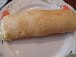 Блины с клубникой