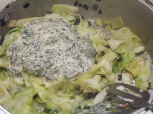 Паста из кабачков