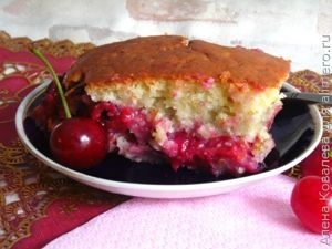 Пирог с вишней