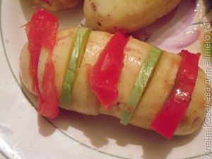 Картофель с овощами