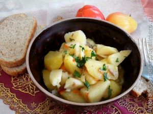 Картофель с грибами
