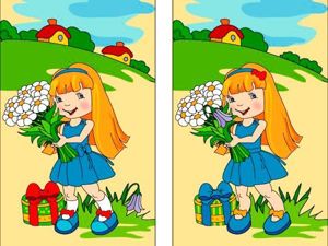 Игры для детей. Найди отличия.