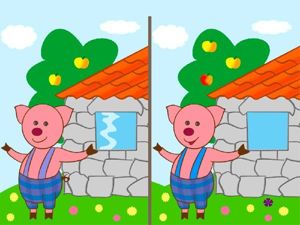 Игры для детей. Найди отличия.