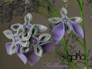 Украшения из фетра, идеи.