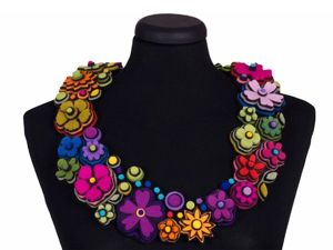 Украшения из фетра, идеи.