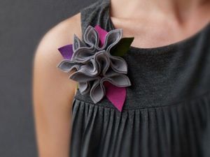 Украшения из фетра, идеи.
