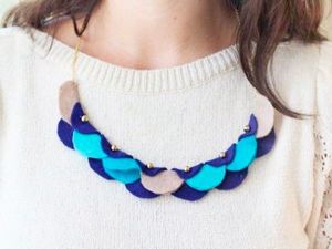 Украшения из фетра, идеи.