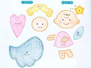 Игрушки из фетра, выкройки.