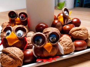 Поделки из каштанов, идеи.