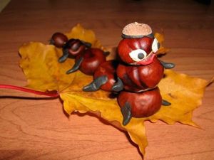 Поделки из каштанов, идеи.