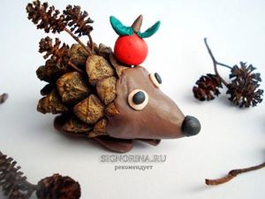 Поделки из шишек, идеи.
